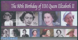 South Georgia / Falklands Dep. 2006 Elizabeth II 80th Birthday S/s, Mint NH, History - Kings & Queens (Royalty) - Royalties, Royals