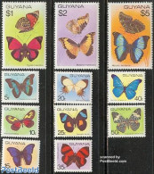 Guyana 1978 Butterflies 11v, Mint NH, Nature - Butterflies - Guyana (1966-...)