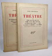 Théâtre - Tomes 1 Et 3 - Auteurs Français