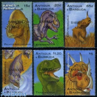 Barbuda 1996 Preh. Animals 6v, Mint NH, Nature - Prehistoric Animals - Prehistorics