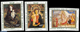 Cameroon 1981 Christmas 3v, Mint NH, Religion - Christmas - Art - Paintings - Navidad