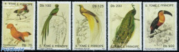 Sao Tome/Principe 1992 Birds 5v, Mint NH, Nature - Birds - Sao Tome En Principe
