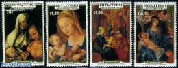 Aitutaki 1986 Christmas 4v, Mint NH, Religion - Christmas - Art - Dürer, Albrecht - Paintings - Kerstmis