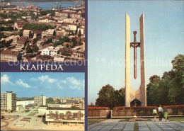 72467373 Klaipeda Denkmal Fliegeraufnahme Klaipeda - Litauen