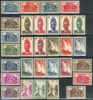 Cameroon 1939 Definitives 30v, Mint NH, History - Nature - Elephants - Water, Dams & Falls - Camerún (1960-...)