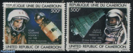 Cameroon 1981 Manned Space Flights 2v, Mint NH, Transport - Space Exploration - Kameroen (1960-...)