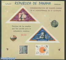 Panama 1965 Galilei S/s Imperforated, Mint NH, Science - Astronomy - Astrología