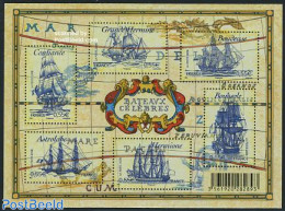 France 2008 Famous Boats 6v M/s, Mint NH, Transport - Ships And Boats - Ungebraucht