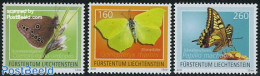 Liechtenstein 2010 Butterflies 3v S-a, Mint NH, Nature - Butterflies - Neufs