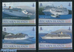 Pitcairn Islands 2013 Passenger Ships 4v, Mint NH, Transport - Ships And Boats - Ships