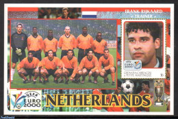 Grenada Grenadines 2000 UEFA, Netherlands S/s, Mint NH, History - Sport - Netherlands & Dutch - Football - Geography