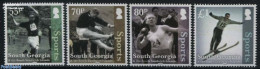 South Georgia / Falklands Dep. 2016 Sports 4v, Mint NH, Sport - Athletics - Skiing - Sport (other And Mixed) - Atletiek