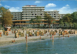 72466988 Gluecksburg Ostseebad Strand Mit Hotel Intermar Gluecksburg - Sonstige & Ohne Zuordnung