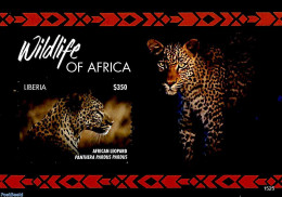 Liberia 2015 Wildlife Of Africa S/s, Mint NH, Nature - Animals (others & Mixed) - Cat Family - Autres & Non Classés