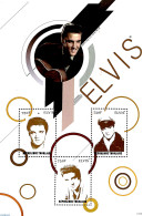Togo 2014 Elvis Presley 3v M/s, Mint NH, Performance Art - Elvis Presley - Music - Popular Music - Elvis Presley