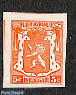 Belgium 1936 5c, Imperforated, Mint NH - Ongebruikt