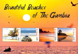 Gambia 2019 Beautiful Beaches Of The Gambia 4v M/s, Mint NH, Various - Tourism - Gambie (...-1964)