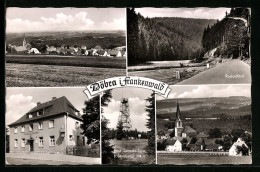 AK Döbra /Frankenwald, Ortsansicht, Rodachtal, Prinz-Luitpold-Turm, Gasthof U. Pension Haueisen  - Bad Rodach