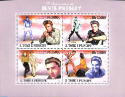 Sao Tome/Principe 2010 Elvis Presley 4v M/s, Mint NH, Performance Art - Elvis Presley - Elvis Presley