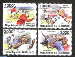 Burundi 2011 Football 4v, Mint NH, Sport - Football - Sonstige & Ohne Zuordnung