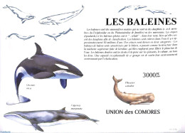 Comoros 2009 Whales S/s, Imperforated, Mint NH, Nature - Sea Mammals - Comoros