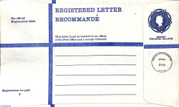 Jersey 1974 Registered Lettet 23p, Uprated 5.5p, Unused Postal Stationary - Jersey