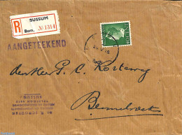 Netherlands 1948 Registered Piece Of Package With NVPH No. 343, Postal History - Brieven En Documenten