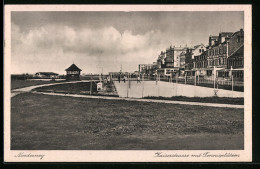 AK Norderney, Kaiserstrasse Mit Tennisplätzen  - Norderney