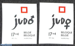 Belgium 1997 Judo 2v, Imperforated, Mint NH, Sport - Judo - Ongebruikt