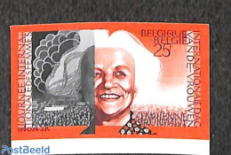 Belgium 1990 Int. Woman Day 1v, Imperforated, Mint NH, History - Women - Ongebruikt