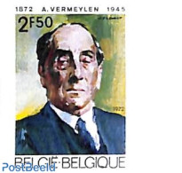 Belgium 1972 A. Vermeylen 1v, Imperforated, Mint NH, Art - Paintings - Ungebraucht