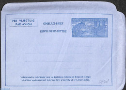 Belgium 1948 Aerogramme 3.15 (Dutch-French), Unused Postal Stationary, Various - Industry - Cartas & Documentos