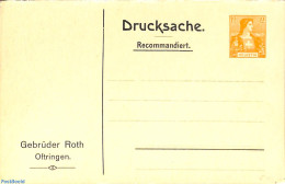 Switzerland 1907 Reply Paid Postcard 12/15c, Gebr. Roth, Unused Postal Stationary - Briefe U. Dokumente