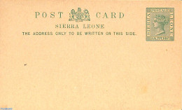 Sierra Leone 1893 Postcard 1/2d, Unused Postal Stationary - Other & Unclassified