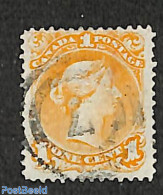 Canada 1868 1c, Used, Used Stamps - Gebruikt