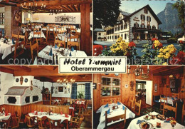 72466423 Oberammergau Hotel Turmwirt Gastraeume Oberammergau - Oberammergau