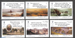 Isle Of Man 2020 William Wordsworth 6v, Mint NH, Transport - Ships And Boats - Art - Bridges And Tunnels - Paintings - Ships