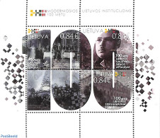 Lithuania 2020 100 Years Modern Institute S/s, Mint NH - Lithuania