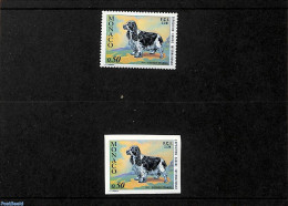 Monaco 1971 Monaco 1971, Dog Stamps Perforated & Imperforated MH, Unused (hinged), Nature - Dogs - ... - Unused Stamps