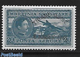 Albania 1931 Stamp Out Of Set, Unused (hinged), Transport - Aircraft & Aviation - Vliegtuigen