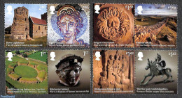 Great Britain 2020 Roman Heritage 8v (4x[:]), Mint NH, History - Various - Archaeology - Lighthouses & Safety At Sea -.. - Nuevos