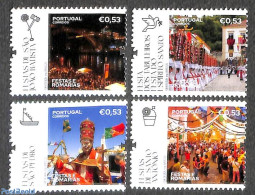 Portugal 2020 Festivals 4v, Mint NH, Various - Folklore - Ungebraucht