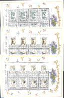 Liechtenstein 2007 Wishing Stamps 3 M/s (lace Shaped), Mint NH - Nuevos