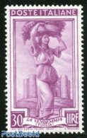 Italy 1955 30L, Stamp Out Of Set, Mint NH - Andere & Zonder Classificatie