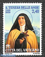 Vatican 2020 Santa Teresa Delle Ande 1v, Mint NH, Religion - Religion - Nuovi