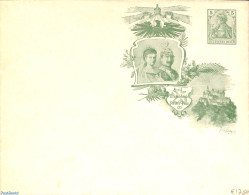 Germany, Empire 1906 Illustrated Envelope 5pf, Unused Postal Stationary, History - Kings & Queens (Royalty) - Brieven En Documenten