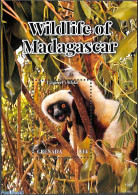 Grenada 2019 Wildlife Of Madagascar S/s, Mint NH, Nature - Animals (others & Mixed) - Monkeys - Wild Mammals - Other & Unclassified