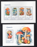 Sao Tome/Principe 2013 Mushrooms 2 S/s, Mint NH, Nature - Mushrooms - Pilze