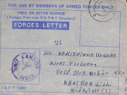 India 1968 Armed Forces Letter, Postal History - Brieven En Documenten