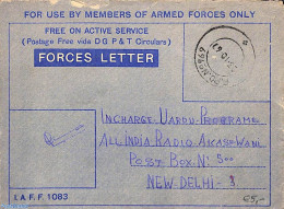 India 1968 Armed Forces Letter, Postal History - Brieven En Documenten